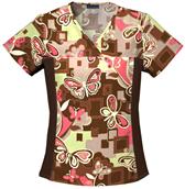 Butterfly Nouveau V-neck Tunic